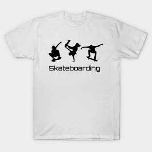 Skateboarding, Skateboarder, Skater Icon T-Shirt